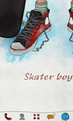 skater boy GOLauncher EX Theme android App screenshot 2